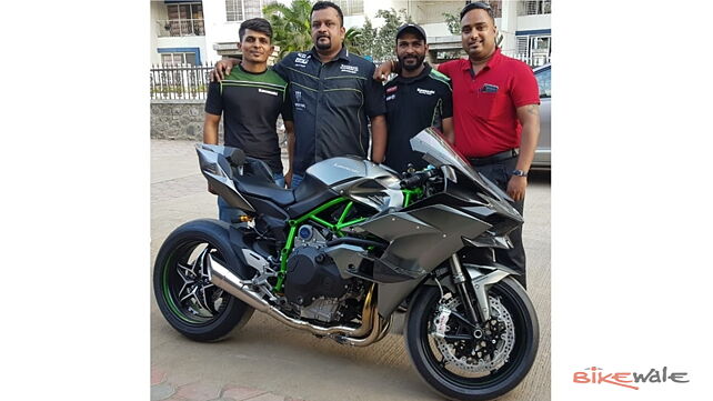 India’s only Kawasaki Ninja H2R delivered!