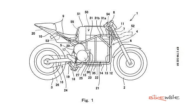 Kawasaki’s new patent reveals more details about its electric bike