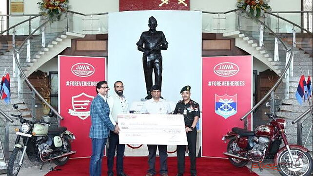 Jawa raises Rs 1.49 crores in auction; donates funds to defence ministry