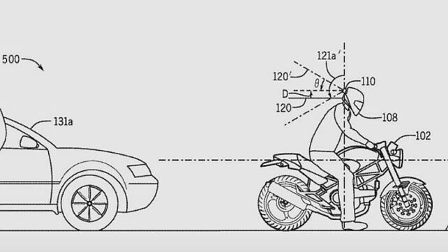 Honda files patent for rear-facing helmet radar system