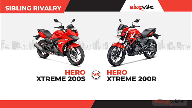 Hero Xtreme 200S vs Hero Xtreme 200R- Sibling Rivalry