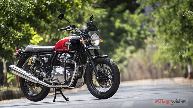 Royal Enfield Interceptor 650 at BikeWale now gets official accessories