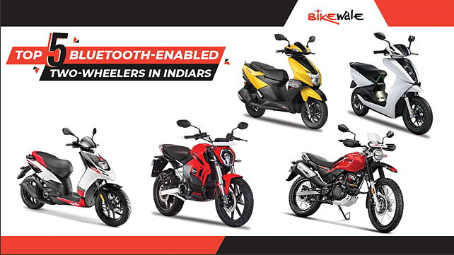 Top 5 Bluetooth-enabled two-wheelers in India