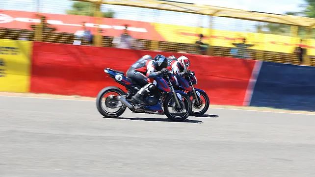 2019 TVS Young Media Racer Programme - Race One - BikeWale