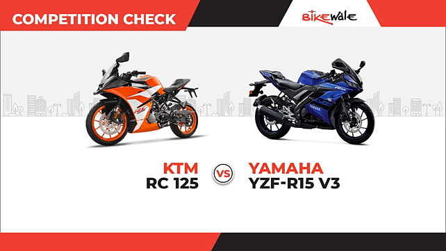 KTM RC 125 vs Yamaha YZF-R15 V3: Competition Check