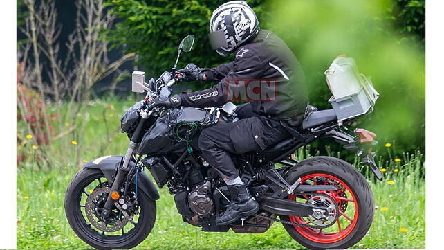 New Yamaha MT-07 spied testing