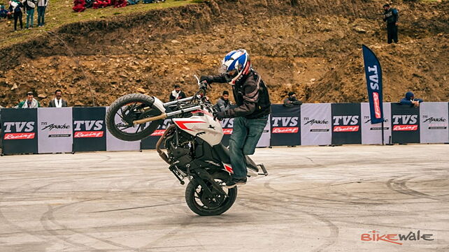 TVS hosts Apache stunt show in Spiti Valley; enters Asia Book of Records