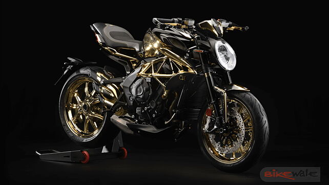 MV Agusta reveals Dragster RC Shining Gold one-off motorcycle