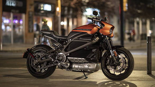 Harley-Davidson LiveWire electric motorcycle listed on Indian website