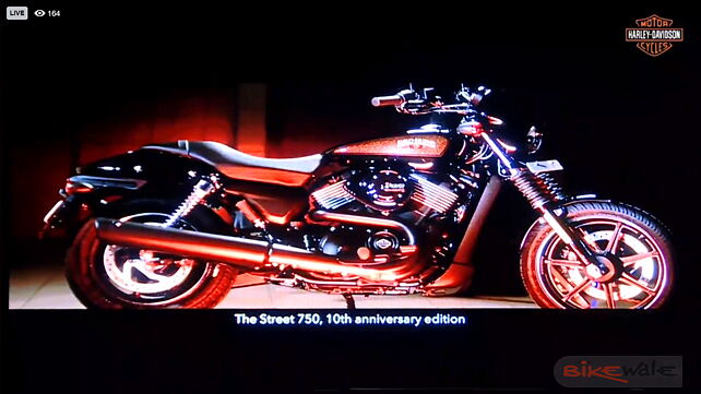 Harley-Davidson Street 750 10th Anniversary Edition launched in India; only 300 units on sale
