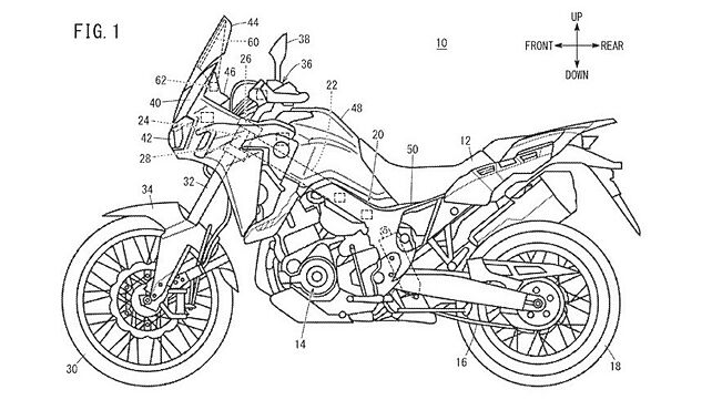Honda patents touchscreen head up display for its motorcycles