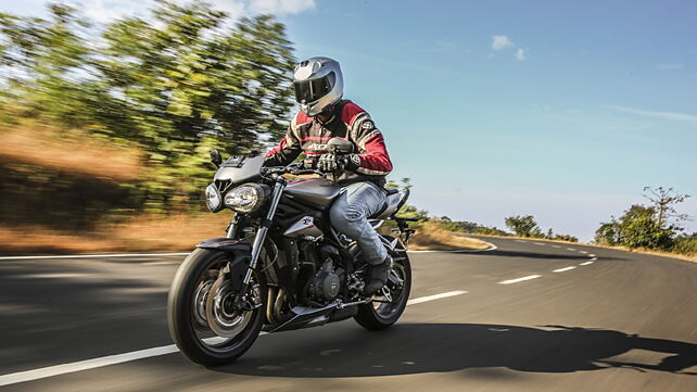 Triumph offering benefits of up to Rs 1.59 lakhs on Street Triple RS