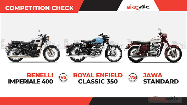Benelli Imperiale 400 vs Royal Enfield Classic 350 vs Jawa Standard: Competition Check