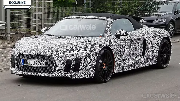 2016 Audi R8 Spyder spied testing at Nurburgring 2016 Audi R8 Spyder spied testing at Nurburgring