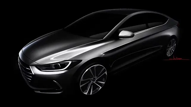 Hyundai releases a sketch of the upcoming new Elantra Hyundai releases a sketch of the upcoming new Elantra
