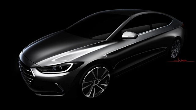 Hyundai releases a sketch of the upcoming new Elantra