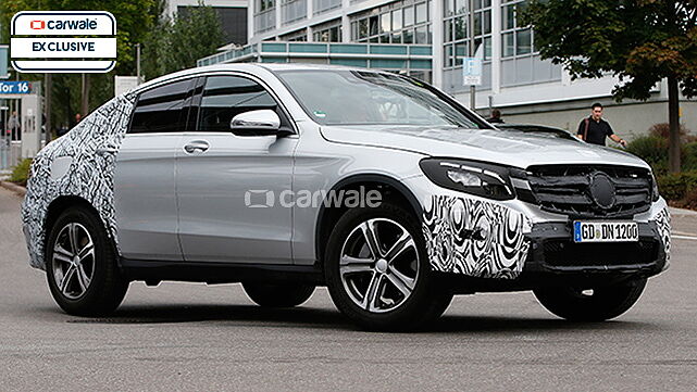 Mercedes GLC Coupe spied on test