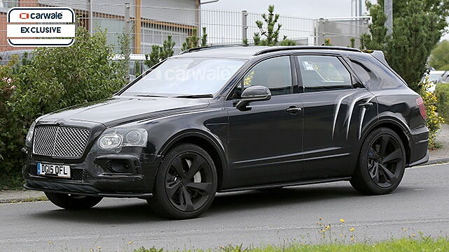 Bentley Bentayga Speed spotted on test