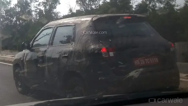 Maruti Suzuki's compact SUV spotted on test Maruti Suzuki's compact SUV spotted on test