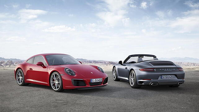 Porsche 911 facelift photo gallery