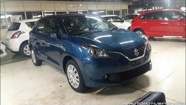 Suzuki Baleno spied at Maruti factory