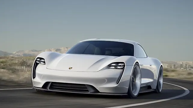 Porsche unveils electric Mission E concept at Frankfurt Motor Show Porsche unveils electric Mission E concept at Frankfurt Motor Show