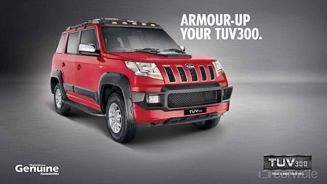 Mahindra TUV300 accessories list revealed with their prices