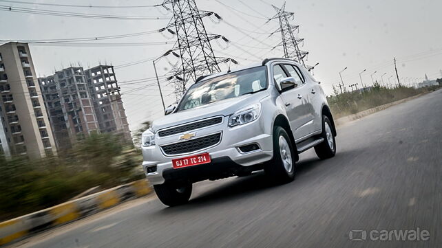 Photo gallery: Chevrolet Trailblazer in India