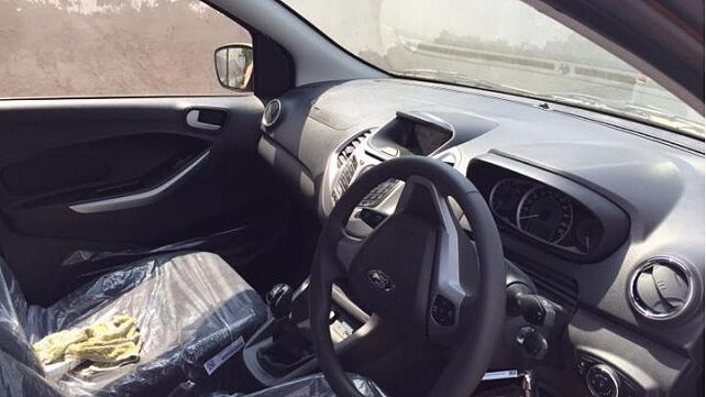Ford Figo hatchback interior spied ahead of India launch