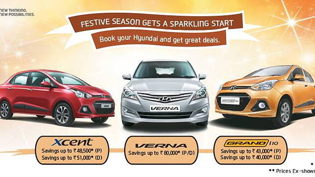 Hyundai offers discounts on the Xcent, Verna and Grand i10