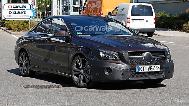 Mercedes-Benz CLA and CLA Shooting Brake facelift spied