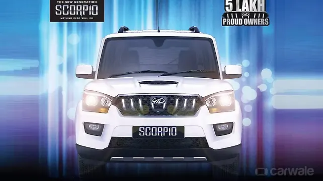 Mahindra Scorpio reaches five lakh sales mark Mahindra Scorpio reaches five lakh sales mark