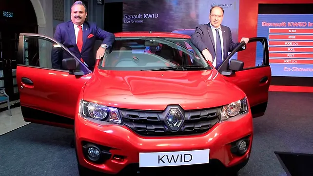 Renault Kwid launched at Rs 2.56 lakh Renault Kwid launched at Rs 2.56 lakh