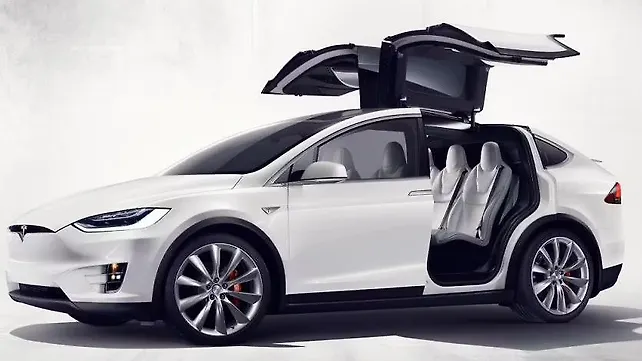 Tesla officially unveils Model X electric crossover Tesla officially unveils Model X electric crossover