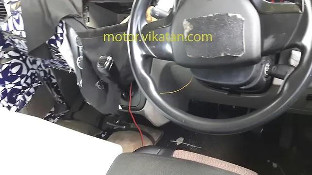 Mahindra XUV100 interior spied Mahindra XUV100 interior spied