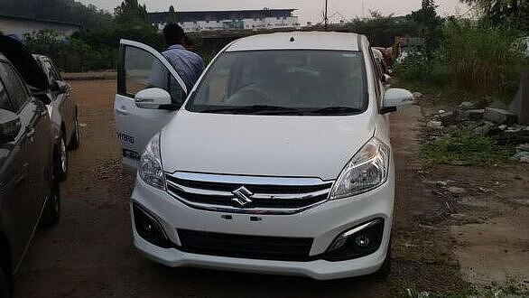Maruti Suzuki Ertiga facelift spotted undisguised