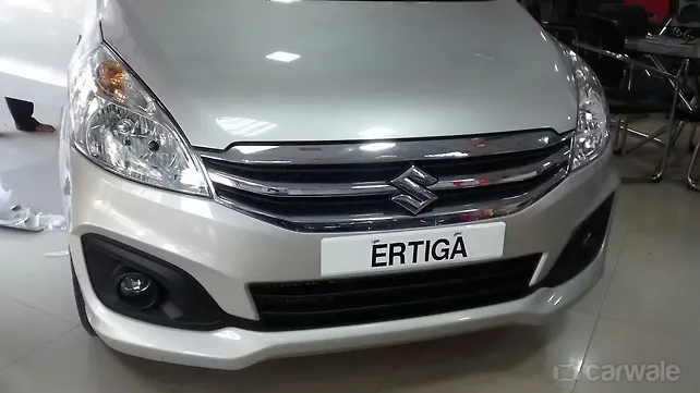 Maruti Suzuki Ertiga facelift reaches dealerships; has 1 month waiting period Maruti Suzuki Ertiga facelift reaches dealerships; has 1 month waiting period