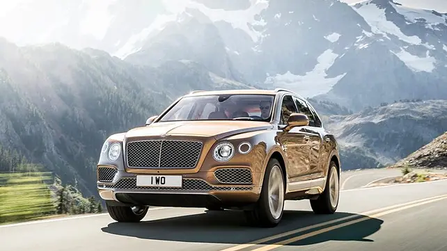 Bentley Bentayga to get e-turbo diesel engine from Audi SQ7 Bentley Bentayga to get e-turbo diesel engine from Audi SQ7