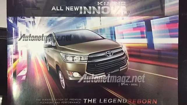 2016 Toyota Innova revealed 2016 Toyota Innova revealed