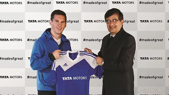 Tata Motors signs on football star Lionel Messi as brand ambassador Tata Motors signs on football star Lionel Messi as brand ambassador