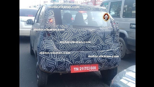 Datsun Redi-GO spotted testing for the first time