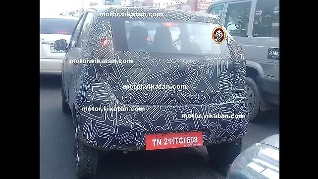 Datsun Redi-GO spotted testing for the first time Datsun Redi-GO spotted testing for the first time