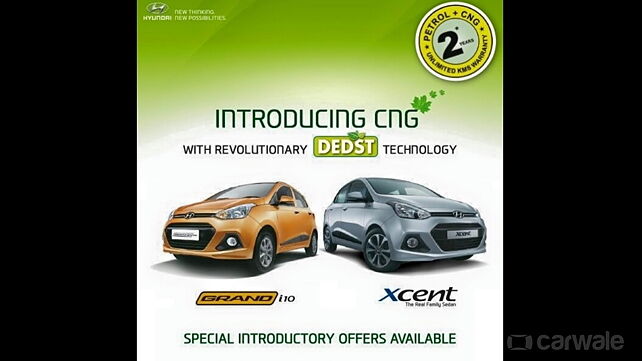 Hyundai Xcent and Grand i10  CNG variants launched