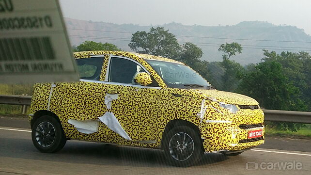 Mahindra XUV100 (S101) spotted on test again