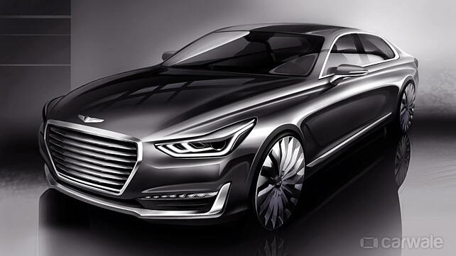 Hyundai reveals renderings of its new G90 luxury sedan