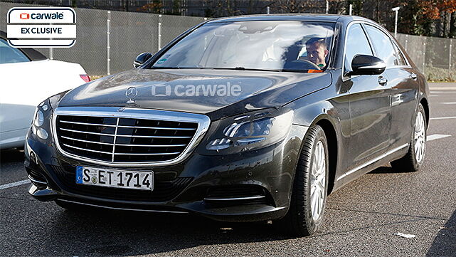 Mercedes-Benz S-Class facelift spotted on test