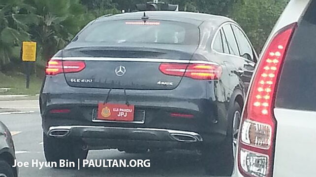 Mercedes GLE Coupe spied testing in Malaysia - CarWale