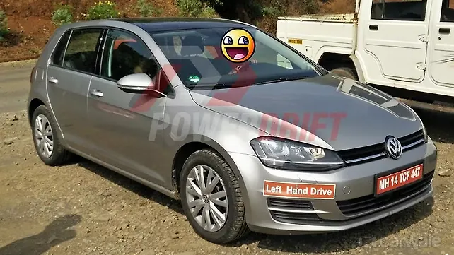 Mk7 Volkswagen Golf spotted on test near Pune Mk7 Volkswagen Golf spotted on test near Pune