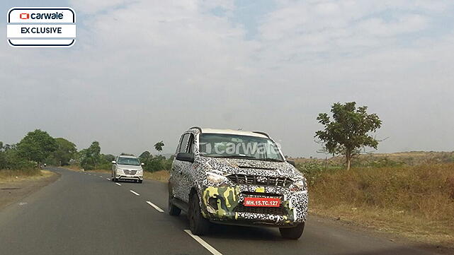 Mahindra Quanto facelift spotted on test again