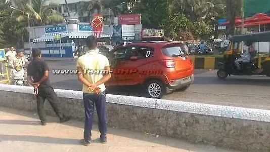 Mahindra XUV100 shoot indicates upcoming launch Mahindra XUV100 shoot indicates upcoming launch